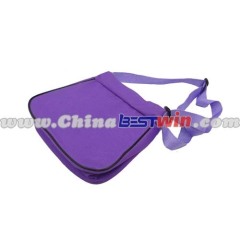 Square Shape Purple Single Shoulder Children's Panting Bag