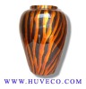 Tiger-Patterned Handmade Lacquer Vase