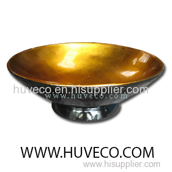 Eco-Friendly Handcrafted Lacquer Serving Bowl