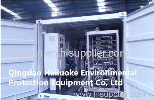 240TPD Containerized Sea water Desalination Equipment with RO System