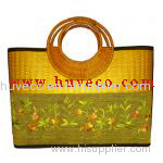 Ladies' Handmade Bamboo Fashion Handbag