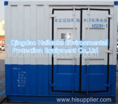 High Output Water Quality Sea Water Purification System