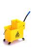 20L Industrial MopBucketWring Trolley with Water Wringer Car Pushing Handle