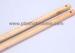 4.3ft Varnish Eucalyptus Wooden Broom Handle With Rotary Hook