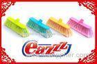 Household Colorful Plastic Brooms with PVC Coated Wooden Handle