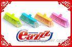 Household Colorful Plastic Brooms with PVC Coated Wooden Handle