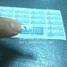 laminated destructible labels/laminated paper sticker/waterproof adhesive labels