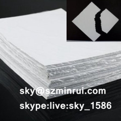 Matte White Adhesive A4 Destructible Stickers Eggshell Paper Sticker for Warranty