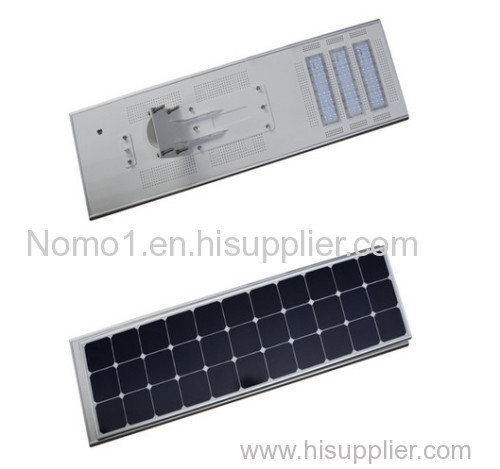 60W integrated solar street light all in one design high lumen and high power for roadway lighting IP65 waterproof 