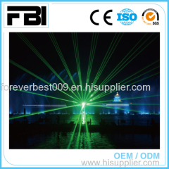 water fountain with colorful laser show/ outdoor music dancing fountain project
