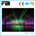 water fountain with colorful laser show/ outdoor music dancing fountain project