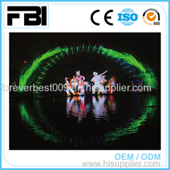 water curtaim film/ water screen movie with colorful laser show/ water fountain
