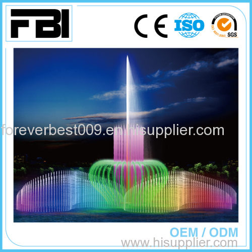 high spray floating music fountain/ water dancing fountain