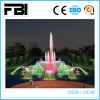 round shape music dancing fountain/ floating fountain with led lights