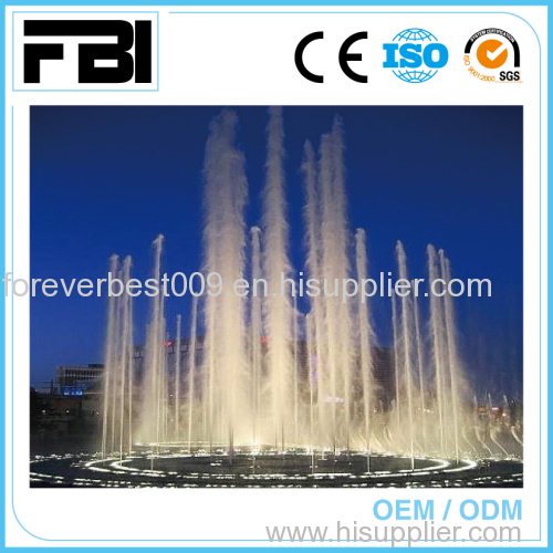 colorful floating fountain/ water dancing music fountain/ outdoor fountain project