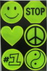 reflective warning stickers for safety and for decorative