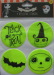 halloween reflective warning stickers for bags and for decorative