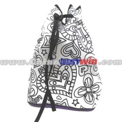 Cheap Factory Wholeasle Customized Children's Doodle Backpack