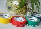 Yellow / Red / Green Adhesive Insulation Tape Flame Retardant For Cab Decorating