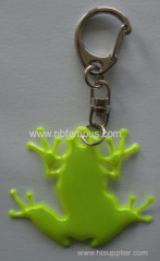 frog reflective key pendant bag hanger