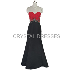 ALBIZIA Gorgeous beaded sweetheart neckline mermaid lace prom dress 2015 Black mermaid evening