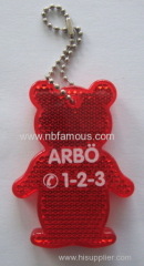 reflective decoration key ring reflective badge for gift