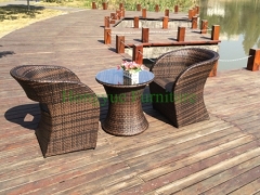 Rattan wicker table chair set patio rattan furniture sets