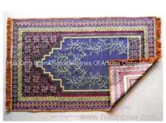 Arab Muslim prayer carpet supply embroidered & pure color