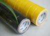 High Strength Yellow / Black PVC Electrical Tape Flame Retardant 0.13MM Thickness