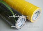 High Strength Yellow / Black PVC Electrical Tape Flame Retardant 0.13MM Thickness