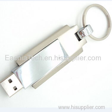 Twister USB Memory Stick with LOGO Engraved by Supplier of Rotating Flash Memory 16GB and China factory of OEM pen drive