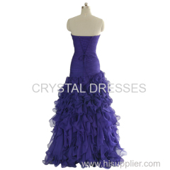 albizia New Style beautiful Purple Sweetheart Floor-length Chiffon Color Wedding Dress for Bridal