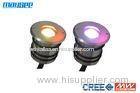 Ultra - Thin Powerful IP68 3w RGB LED Decking Lights / RGB LED Outdoor Lighting