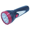 Brazil plug plastic rechargeable LED flashlight