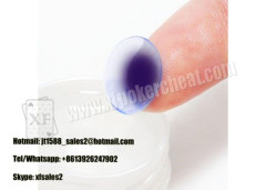 6mm UV Marked Playing Cards Invisible Ink Contact Lenses With Light Purple