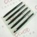 Traditional Disposable Black Plastic Long Tattoo Tips / Tattoo Needle Tips