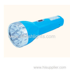 Brazil Plug 7LED Rechargeable Flashlight Torch