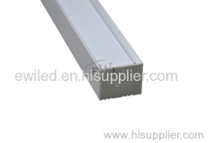 Wall profile aluminium led strip for wall lighting