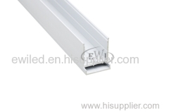 Anodized aluminum profile led strip light w/ plate for ceiling