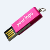 Mini USB Flash Drive 16GB with LOGO Thumb Drive Swivel and Mini flash memory custom with twister pen drive mini 8GB OEM