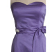 ALBIZIA Lilac Sweetheart A-Line Satin Floor length Bridesmaid Cocktail Dress