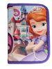 420D Sofia Princess Zipper Pencil Case 13.519.53.5 cm With Rubber Puller