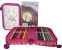 Fashion School Triple Tier Pencil Case Kids 3 Zipper Bag Music Collection