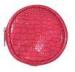 Fashion Zip Lock Bags Pink Round Pu Wallet Easy Carry 93 cm Silk Screen Printing