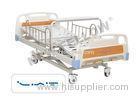 Luxury X - Frame Orthopedic Manual Mobile Hospital Bed With Aluminum Alloy Guardrail
