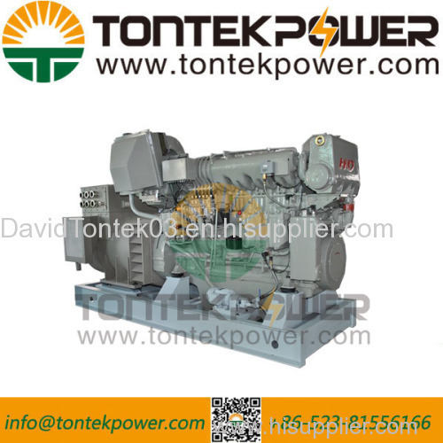 12Cylinder 400kW Marine Diesel Genset with HND-MWM Engine 500kVA