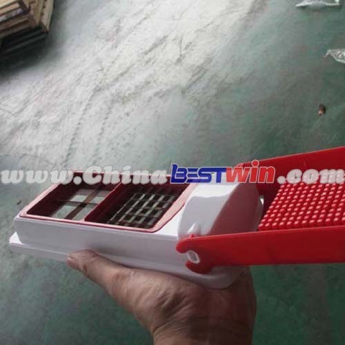 New Red Nicer Dicer Plus Dicing Slicing Grating Kitchen Cutting tool 