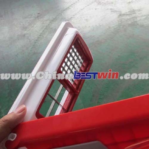 New Red Nicer Dicer Plus Dicing Slicing Grating Kitchen Cutting tool 