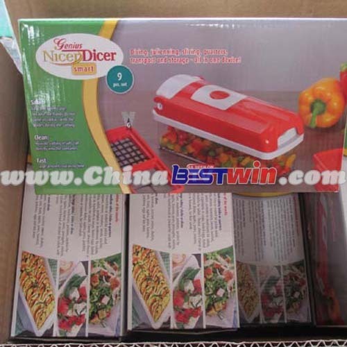 Nicer Dicer Plus New Shipping Kitchen Tools in Red