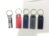 custom PU leather / genuine leather / full grain leather zinc alloy metal car logo key holder keychain 17